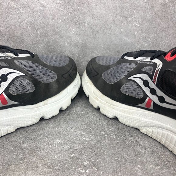 Saucony Kinvara 6 Running Shoe Sneaker, Black Red, Men's 11 - Picture 6 of 9